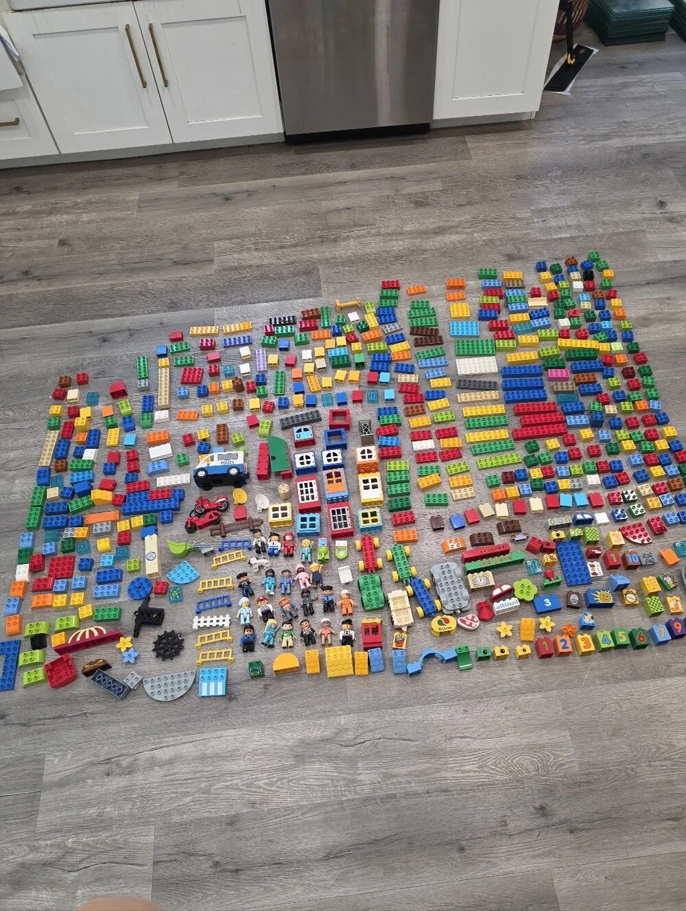 Lego Duplo Large Lot Colorful Building Bricks. Toddler Smaller Children Friendly